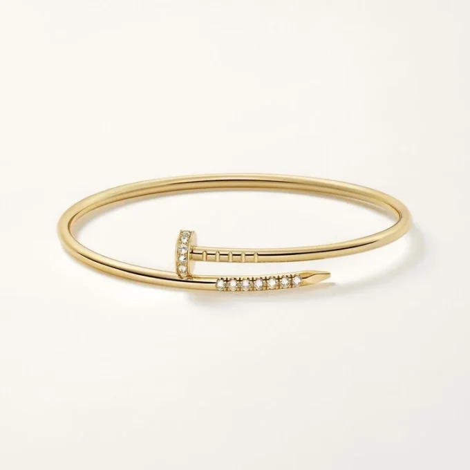 Brățară Juste Un Clou, model mic, diamante montate invers