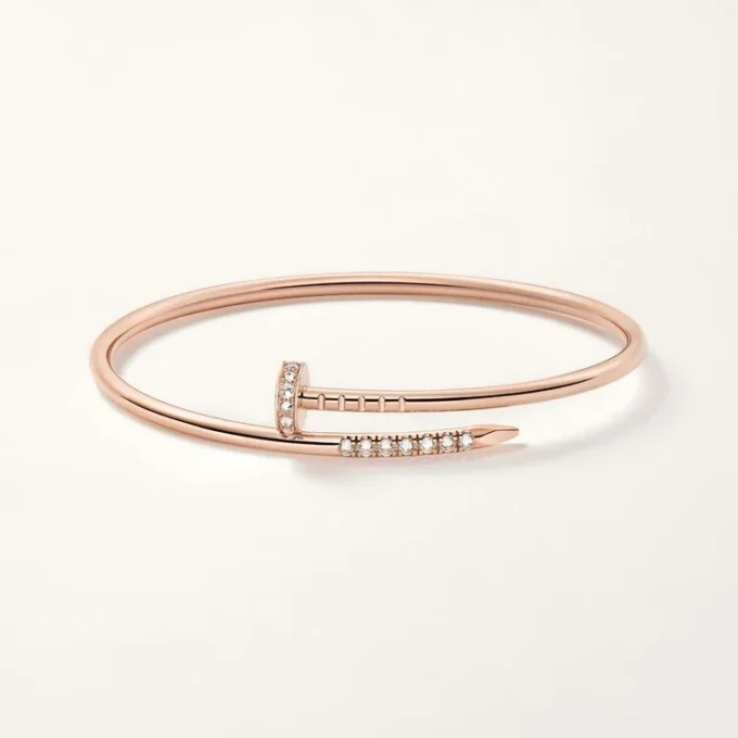 Brățară Juste Un Clou, model mic, diamante montate invers