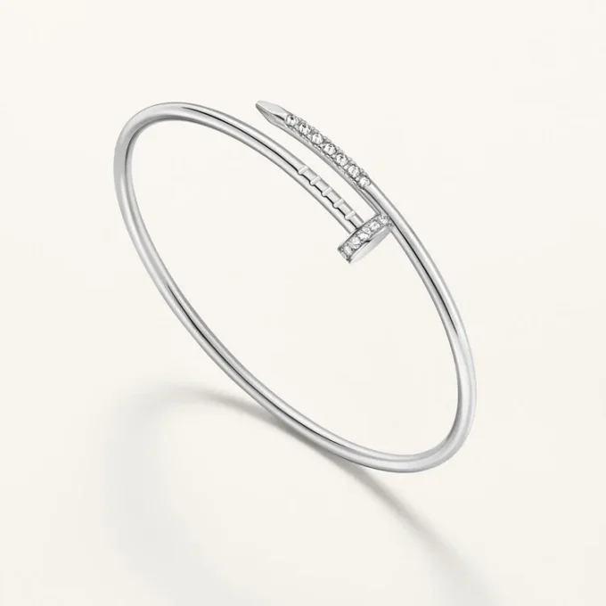 Brățară Juste Un Clou, model mic, diamante montate invers