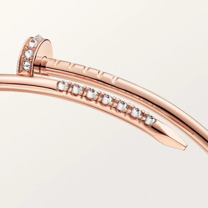 Brățară Juste Un Clou, model mic, diamante montate invers