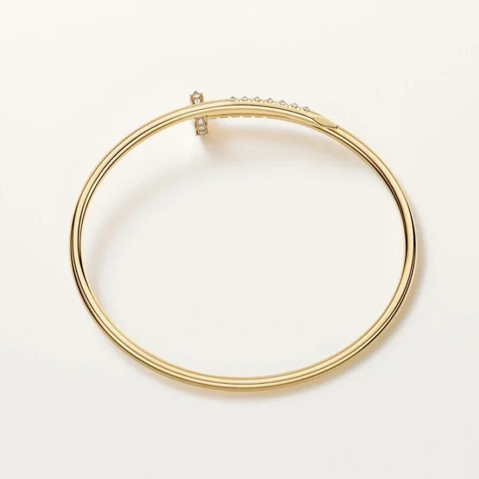 Brățară Juste Un Clou, model mic, diamante montate invers