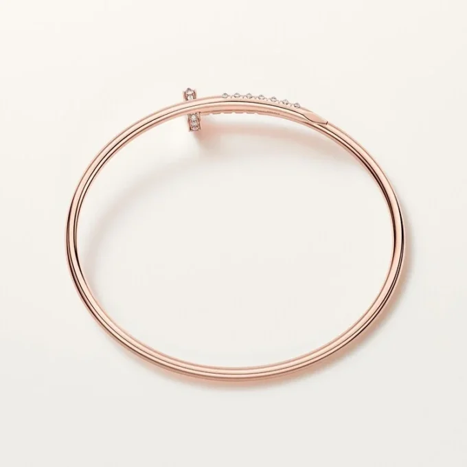 Brățară Juste Un Clou, model mic, diamante montate invers