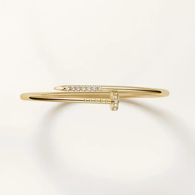 Brățară Juste Un Clou, model mic, diamante montate invers