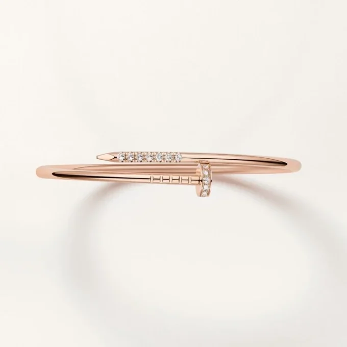 Brățară Juste Un Clou, model mic, diamante montate invers