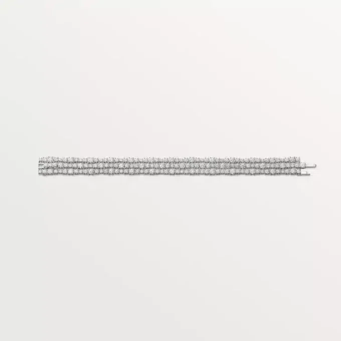 Brățară Lignes Essentielles, diamante tăiate în stil briliant