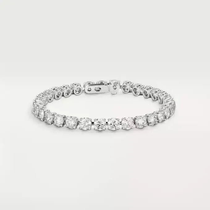 Brățară Lignes Essentielles, diamante tăiate în stil briliant