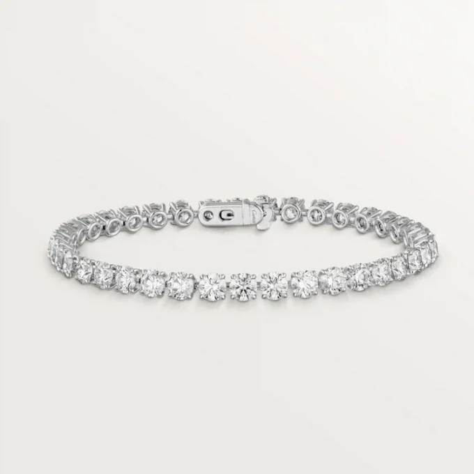Brățară Lignes Essentielles, diamante tăiate în stil briliant
