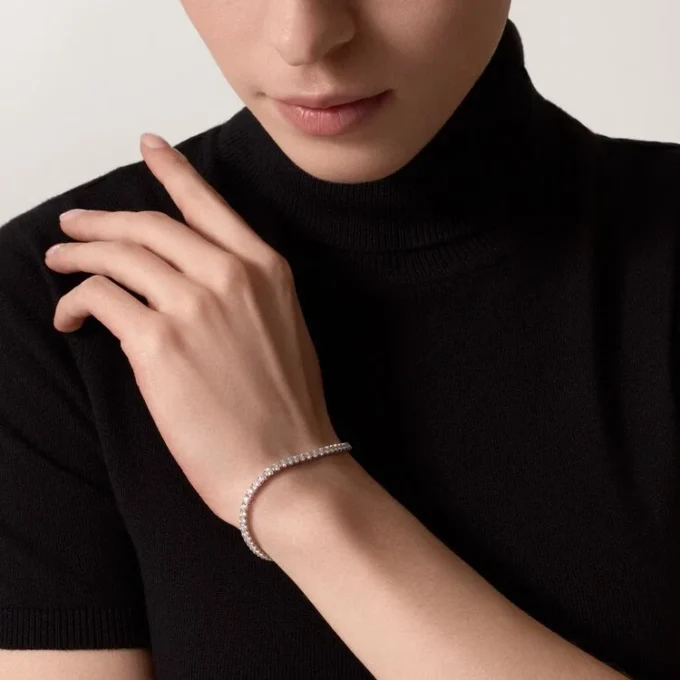 Brățară Lignes Essentielles, diamante tăiate în stil briliant