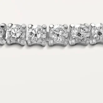 Brățară Lignes Essentielles, diamante tăiate în stil briliant