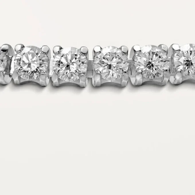 Brățară Lignes Essentielles, diamante tăiate în stil briliant