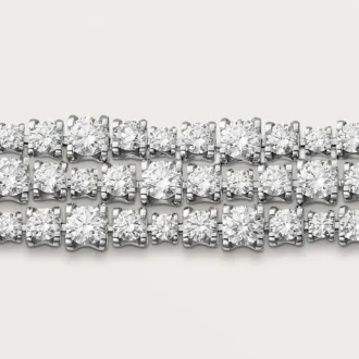 Brățară Lignes Essentielles, diamante tăiate în stil briliant