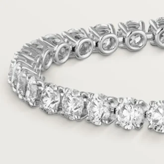 Brățară Lignes Essentielles, diamante tăiate în stil briliant