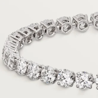 Brățară Lignes Essentielles, diamante tăiate în stil briliant