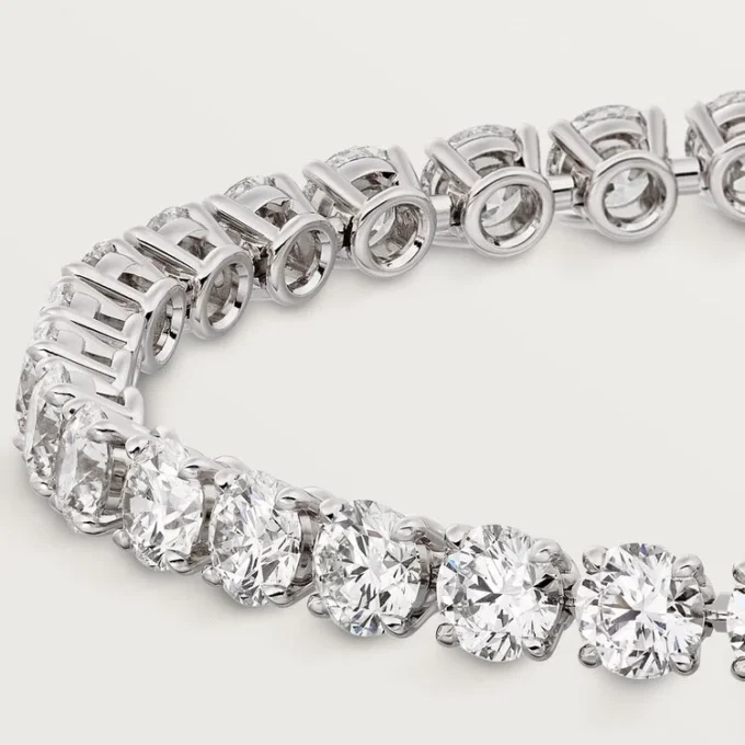 Brățară Lignes Essentielles, diamante tăiate în stil briliant
