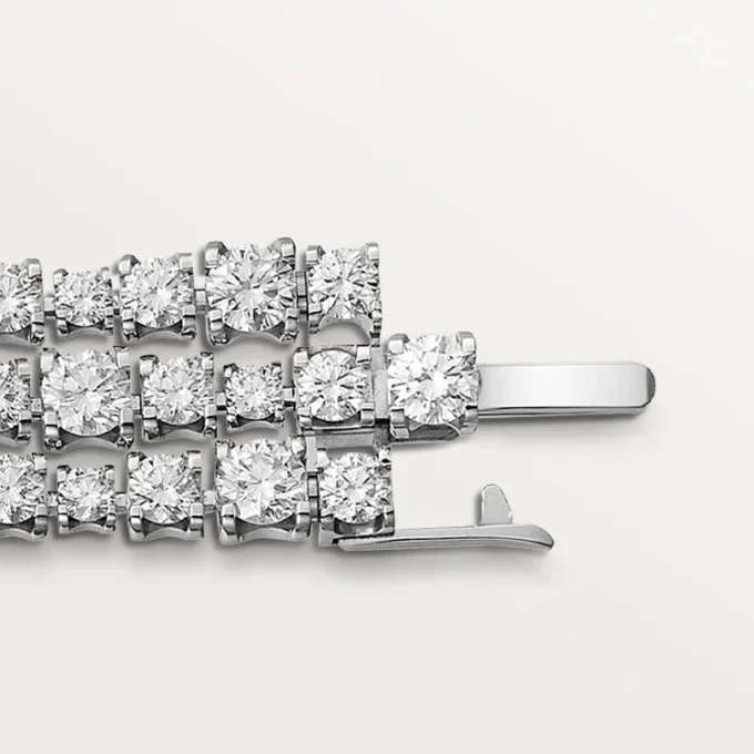 Brățară Lignes Essentielles, diamante tăiate în stil briliant