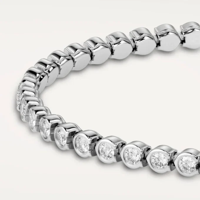 Brățară Lignes Essentielles, diamante tăiate în stil briliant