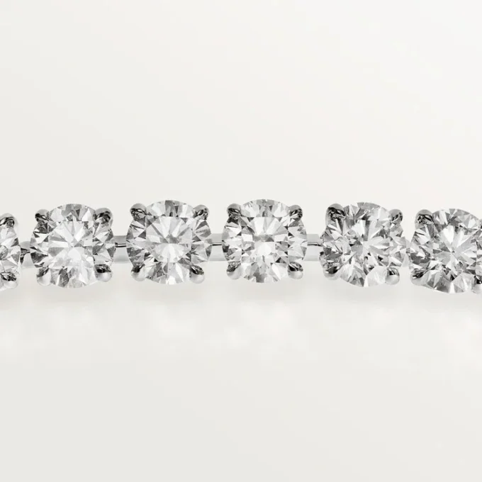Brățară Lignes Essentielles, diamante tăiate în stil briliant
