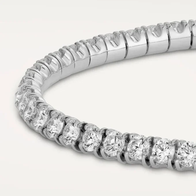 Brățară Lignes Essentielles, diamante tăiate în stil briliant
