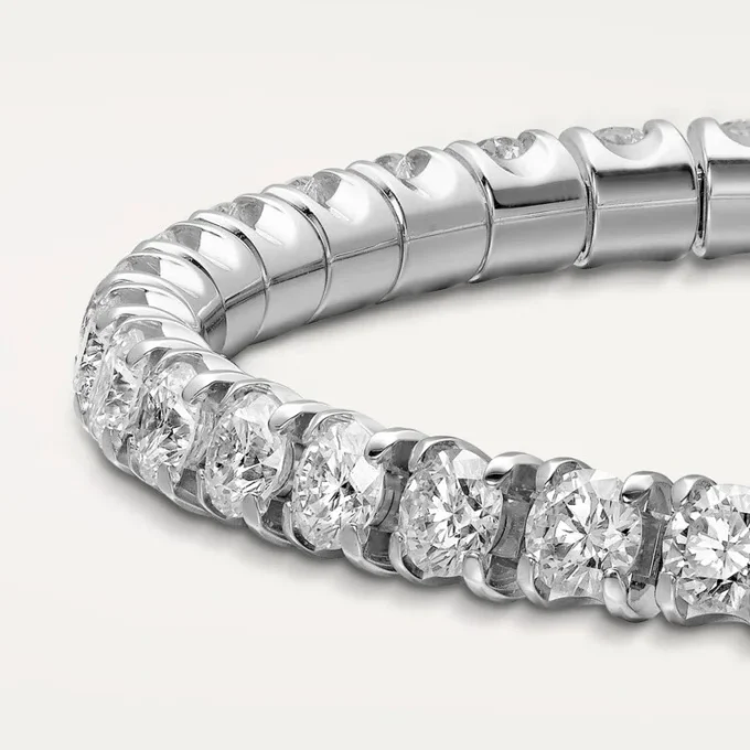 Brățară Lignes Essentielles, diamante tăiate în stil briliant