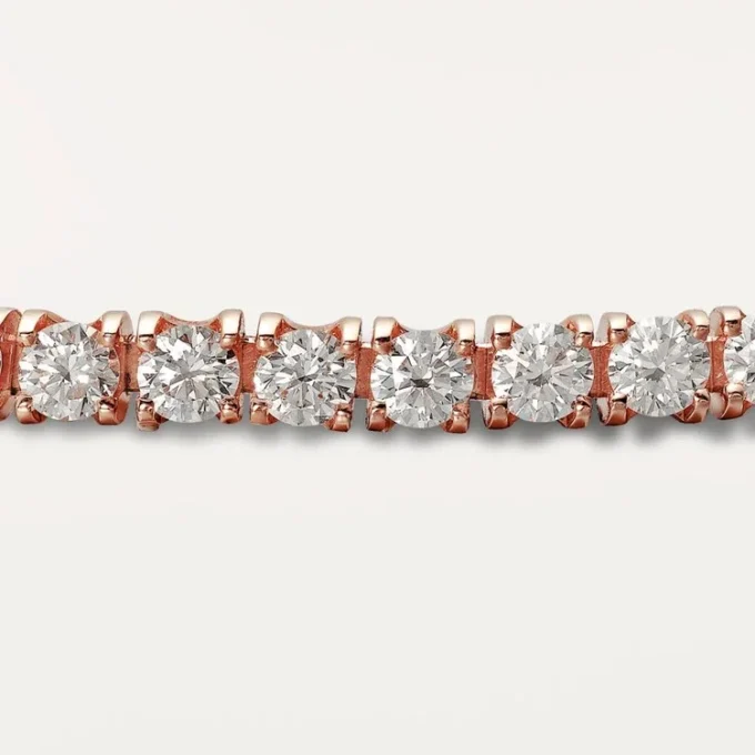 Brățară Lignes Essentielles, diamante tăiate în stil briliant