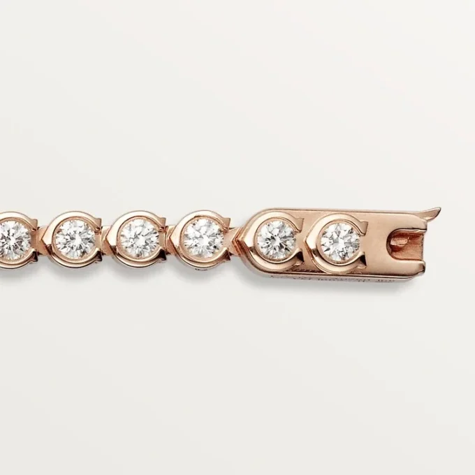 Brățară Lignes Essentielles, diamante tăiate în stil briliant