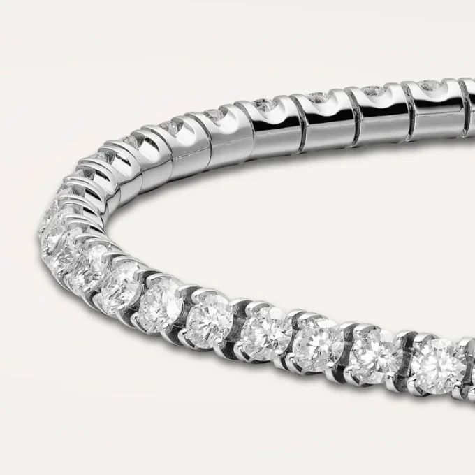 Brățară Lignes Essentielles, diamante tăiate în stil briliant