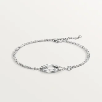 Brățară Love – Aur alb, diamante – Cartier