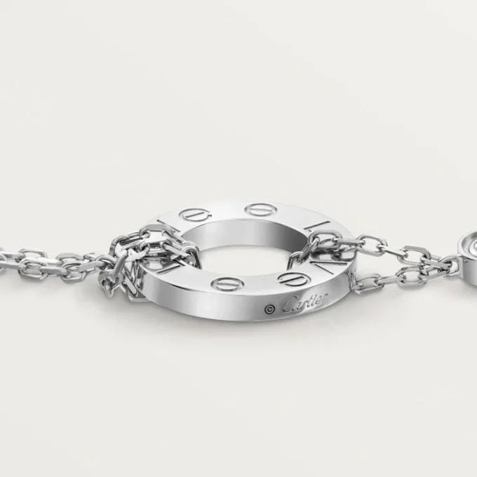Brățară Love – Aur alb, diamante – Cartier