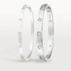 Brățară Love, model clasic, 10 diamante Brățară Love, model clasic, 10 diamante