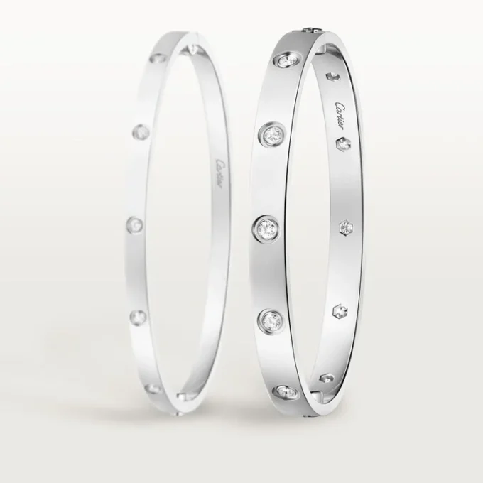 Brățară Love, model clasic, 10 diamante Brățară Love, model clasic, 10 diamante