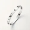 Brățară Love, model clasic, 4 diamante
