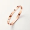 Brățară Love, model clasic, 4 diamante Brățară Love, model clasic, 4 diamante