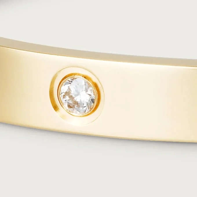Brățară Love, model clasic, 4 diamante