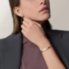 Brățară Love, model mediu, 4 diamante