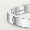 Brățară Love, model mediu, 4 diamante