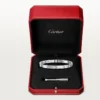 Brățară Love, model mediu, 4 diamante