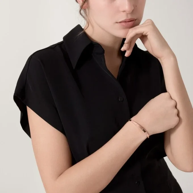 Brățară Love, model mic, 10 diamante