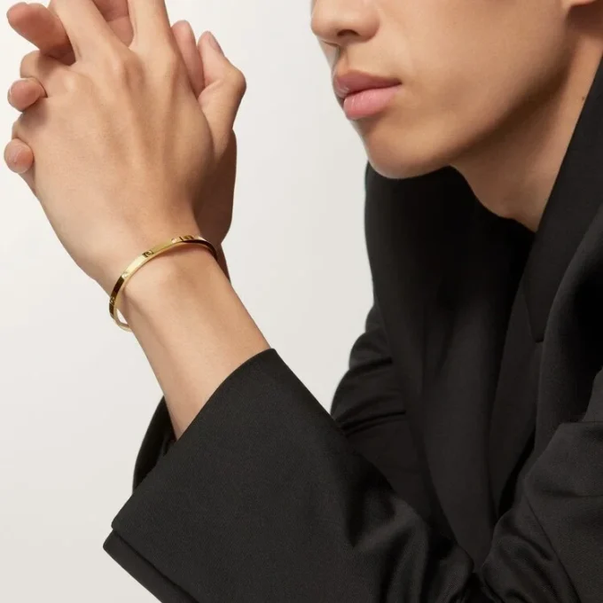 Brățară Love, model mic, 6 diamante
