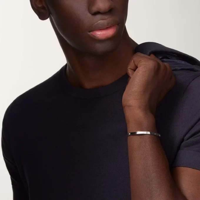 Brățară Love, model mic, 6 diamante