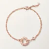 Brățară Love, pe lanț, 2 diamante