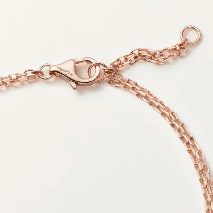 Brățară Love, pe lanț, 2 diamante