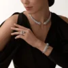 Brățară Panthere De Cartier, articulată, pavată