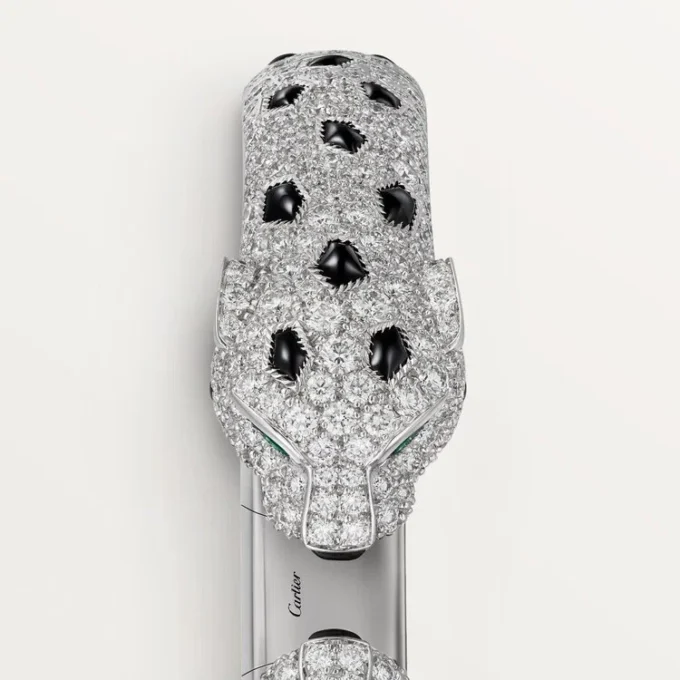 Brățară Panthere De Cartier, articulată, pavată