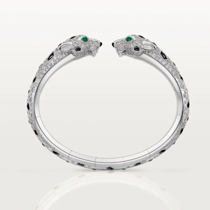 Brățară Panthere De Cartier, articulată, pavată