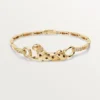 Brățară Panthere De Cartier – Aur galben, Lac, Diamant, Granat Tsavorit, Onyx – Cartier