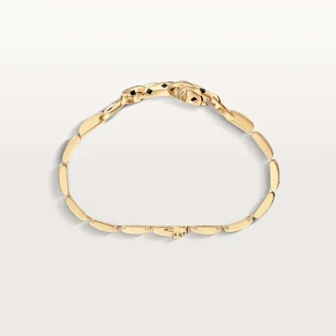 Brățară Panthere De Cartier – Aur galben, Lac, Diamant, Granat Tsavorit, Onyx – Cartier