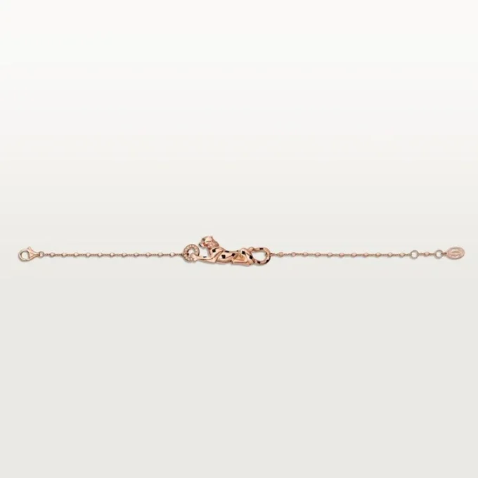 Brățară Panthere De Cartier – Aur roz, granate tsavorite, diamante – Cartier