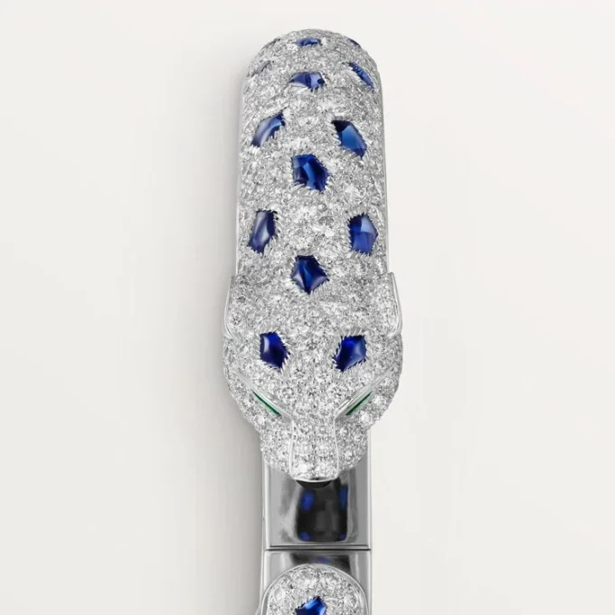 Brățară Panthere De Cartier, model mediu, pavată