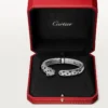Brățară Panthere De Cartier, model mediu, semi-pavată
