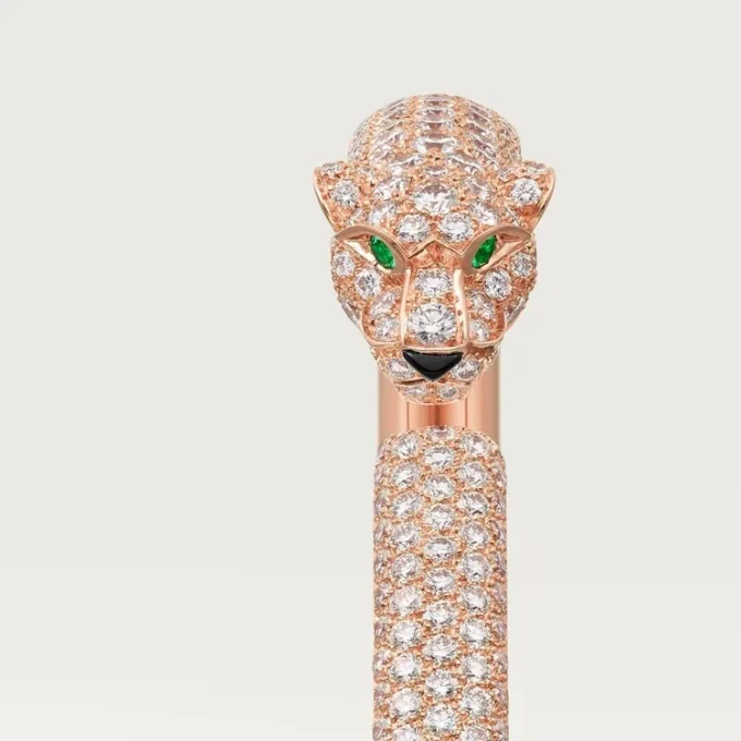 Brățară Panthere De Cartier, model mic, pavată